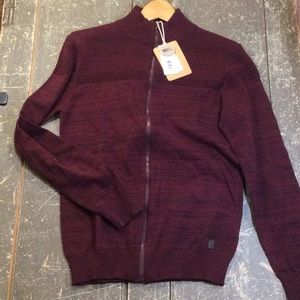 Blend zip cardigan